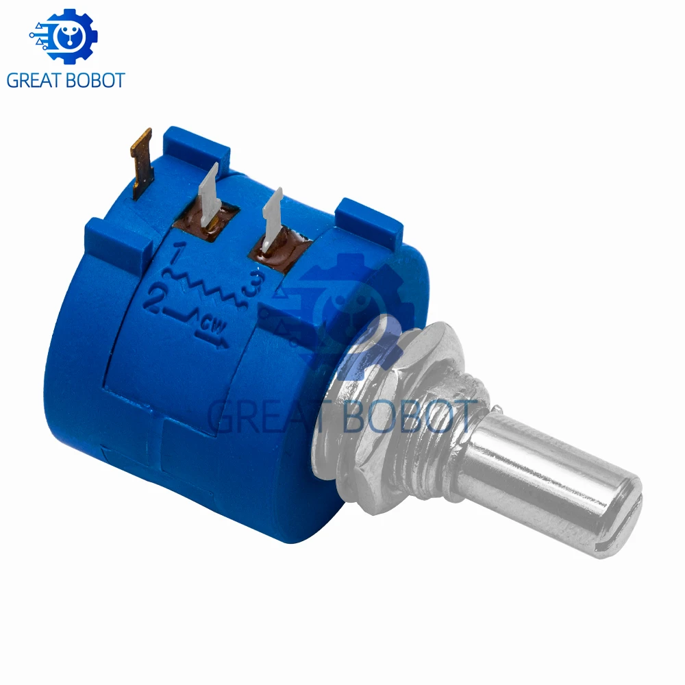 3590S Series Precision Multiturn Potentiometer Kit: 500Ω–100KΩ Assorted 1K–100KΩ Adjustable Resistors