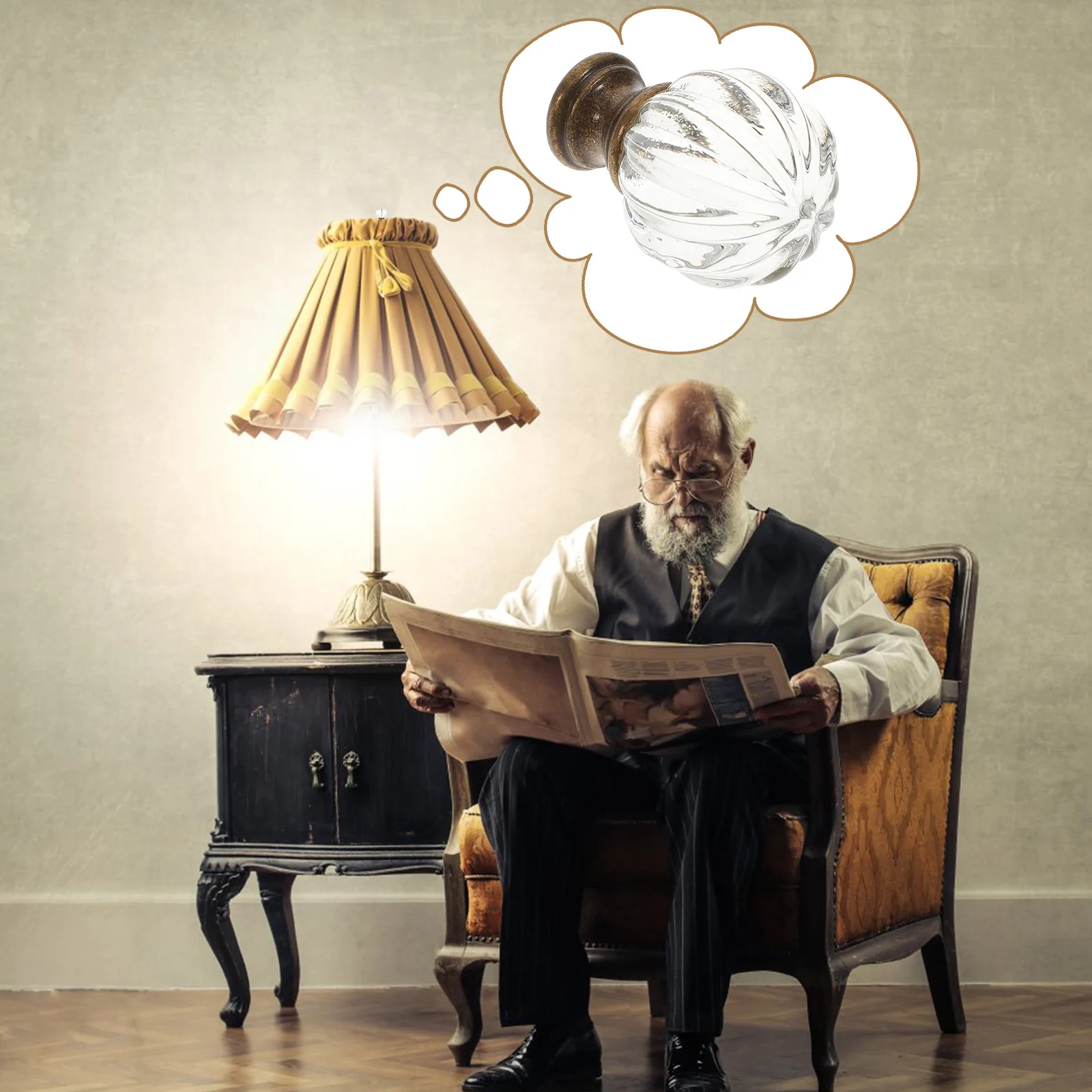 

Крышка лампы, современное украшение из медного стекла для стандартных настольных торшеров, простая установка, прочный, стильный