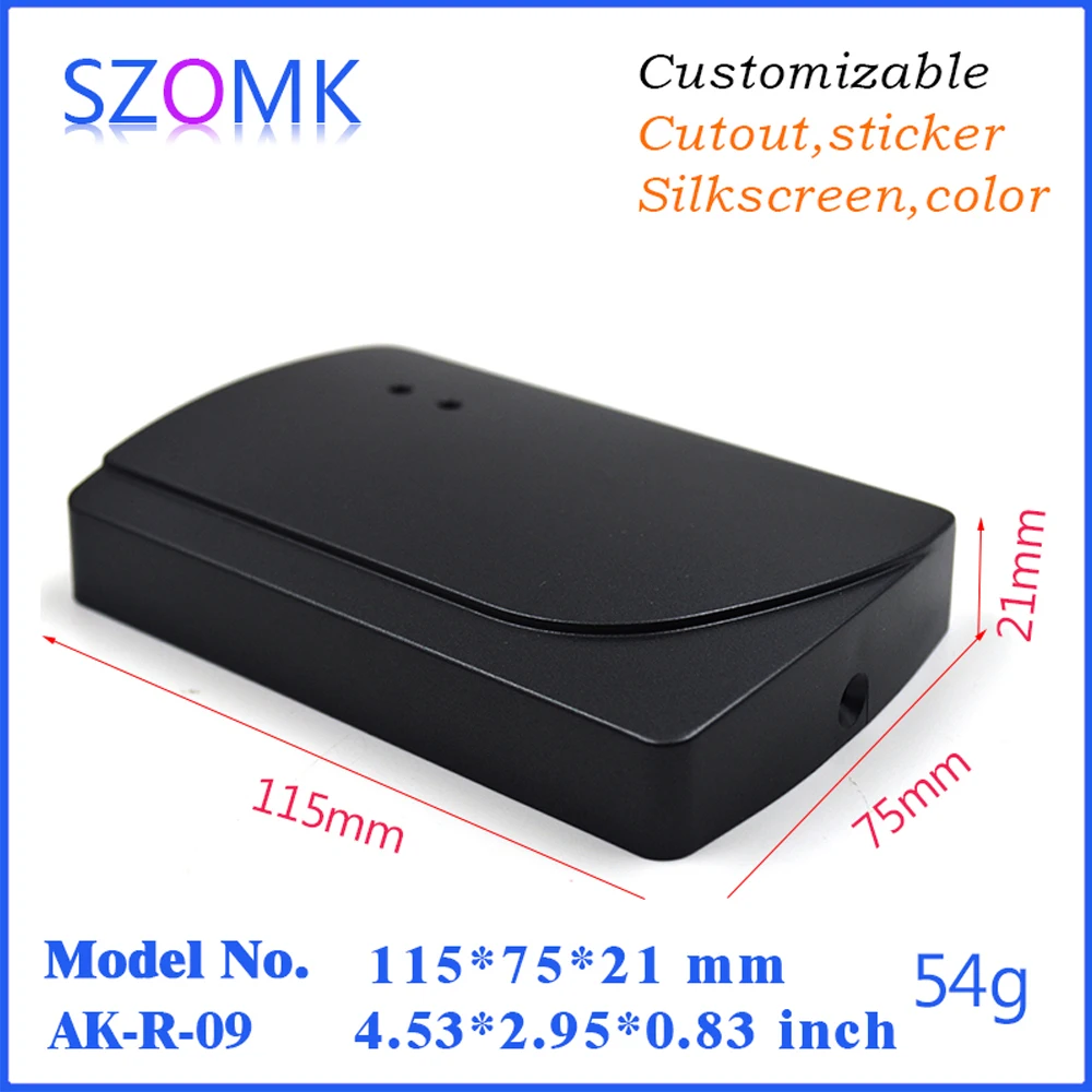 

10Pcs/lot szomk control enclosure housing plastic 115x75x21mm shenzhen plastic