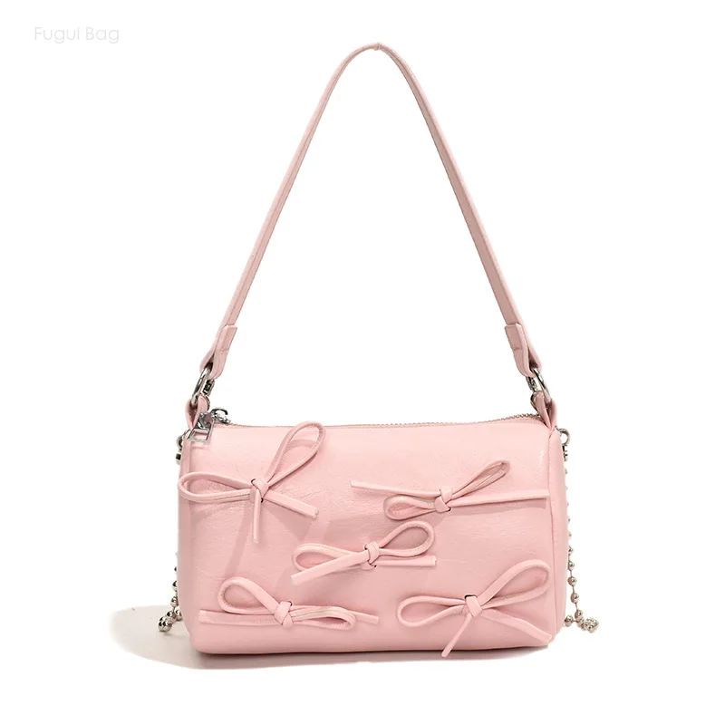 

Women's Handbag, Underarm Crossbody Shoulder Bag High-end Simple Large Capacity 2024 New Fashionable Bow Gentle