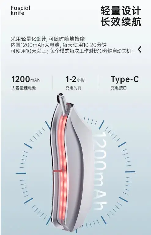 EMS Vibration Electric Gua Sha Board Soft Tissue Massager Full‑Body Muscle Relax Gym Sports Self‑Massage Fitness Auxiliary Tool view 5
