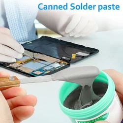 138/183℃ Solder Paste Syringe Flux for Soldering SMD BGA IC PCB Needle Tube Tin Solder Paste Welding Paste Welding Components