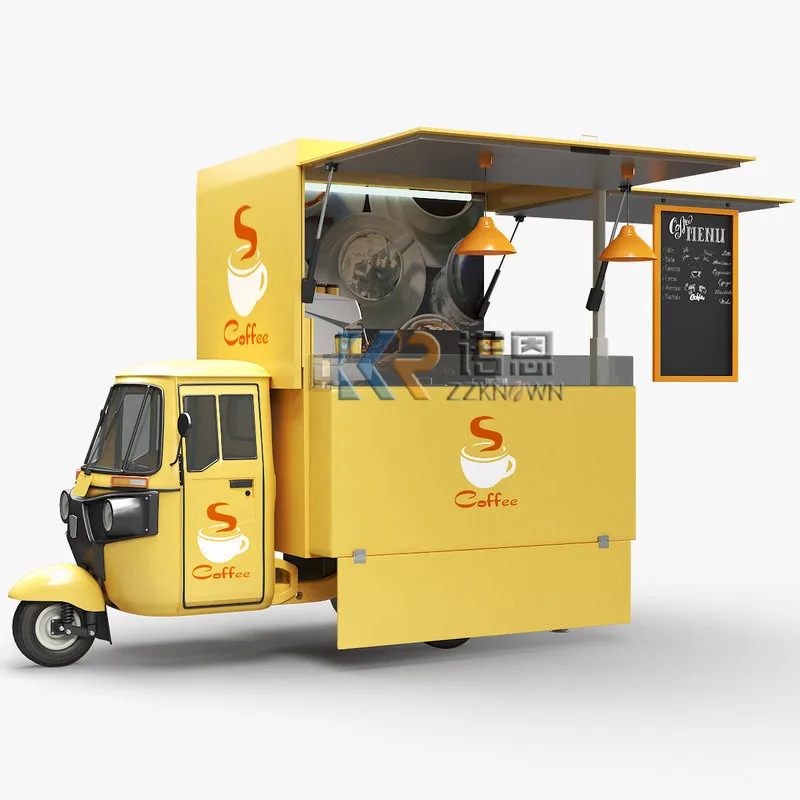 

Electric Mobile Snack Catering Trailer Mini Truck Espresso Coffee Ice Cream Cart Piaggio Ape Food Truck Coffee Vending Kiosk