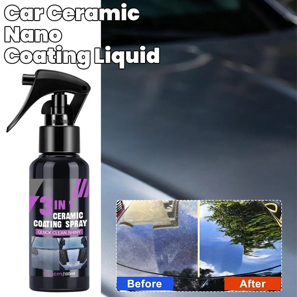 Nano Crystal Hydrophobic Layer 3 in 1 Car Ceramic Nano Coating Liquid Coatin Polishing Paint Agent Car Polish Nanos Coatings