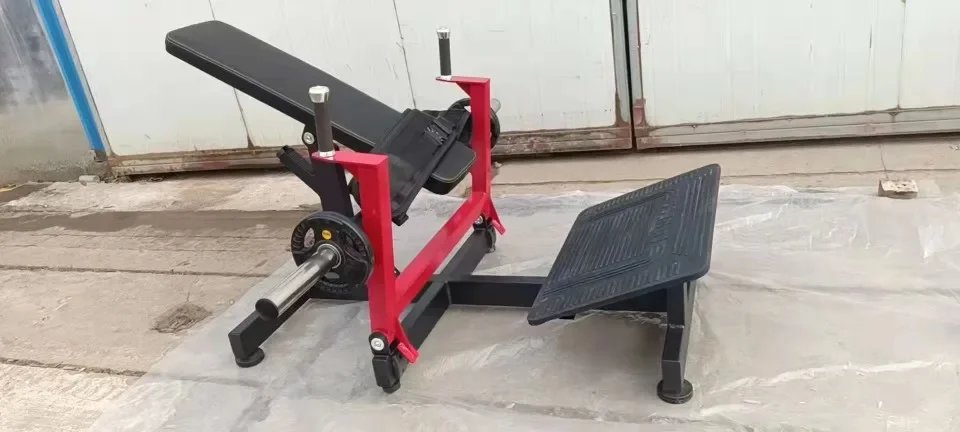 Glute Bridge Machine Hip Thrust Plate Loaded for Glute Muscles Shaping Exercise Equipment Hot Sales Glute Drive Machine