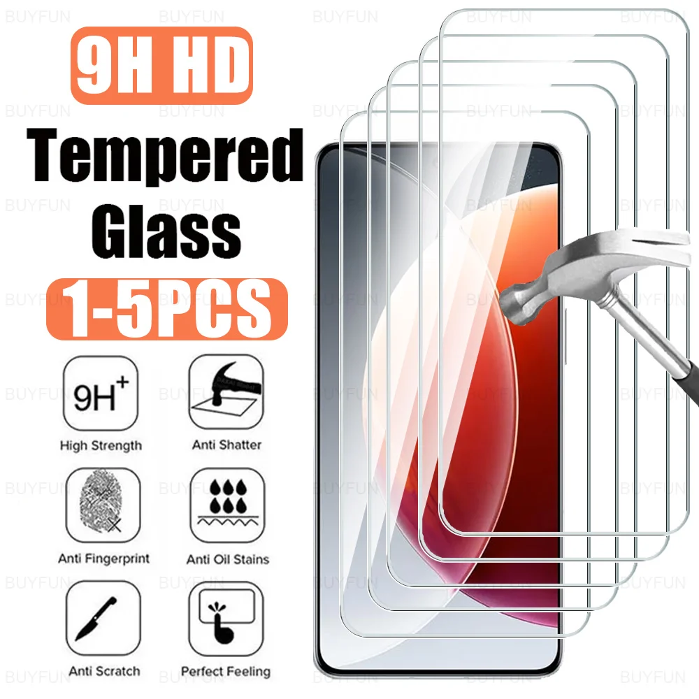 1-5Pcs For Tecno Camon 30 Premier Tempered Glass Case For Tecno Camon 20 Pro Camon30 Camon20 20Pro 30Pro 4G HD Screen Protector