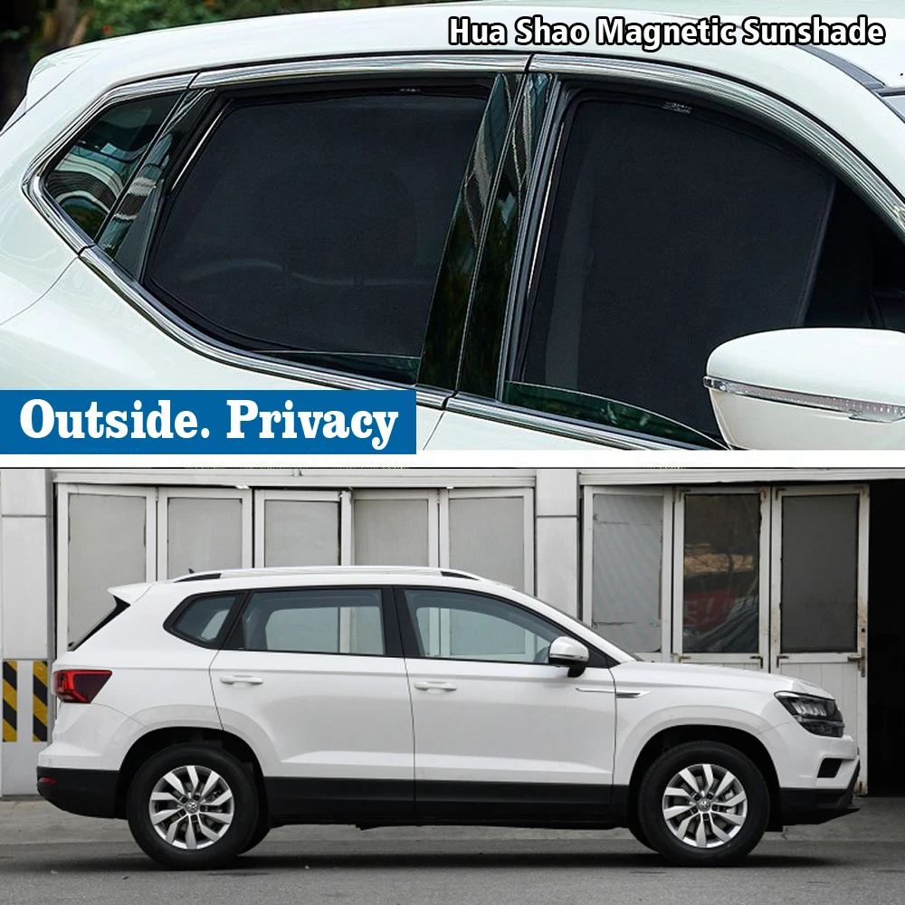 

Магнитный автомобильный солнцезащитный козырек, передняя лобовая рама, занавеска, солнцезащитные аксессуары для VW Volkswagen Taos Tharu Tarok 2019 - 2022