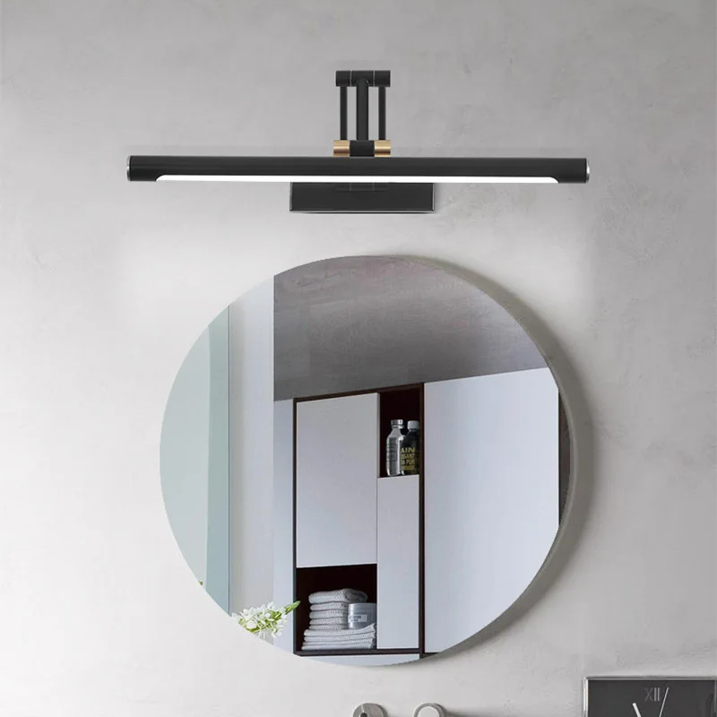 Mirror Wall Lamp Nordic Modern LED Wall Light Indoor Lighting Room Decor Sconces For Bathroom Living Room Bedroom Light Fixture