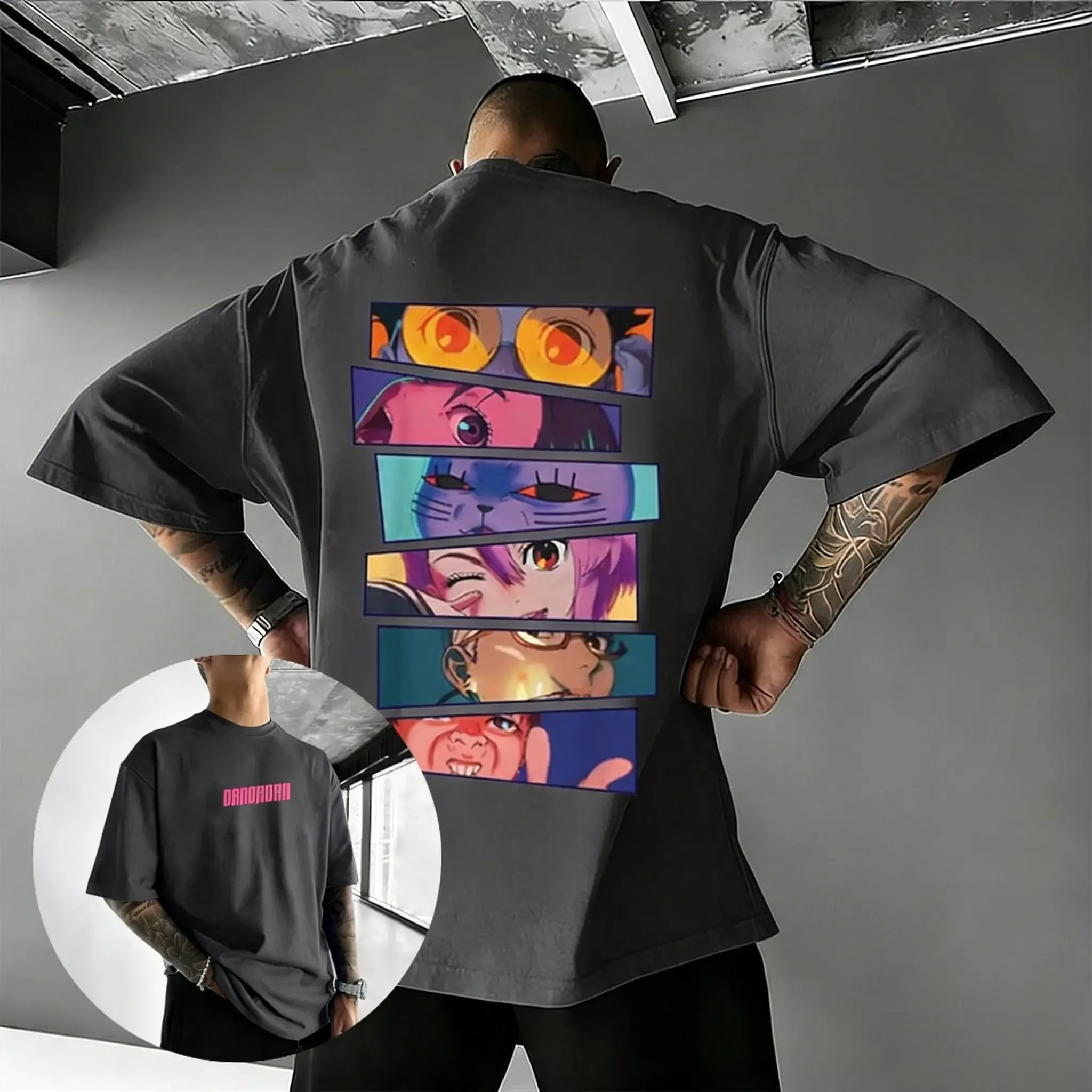 2026 neue Dandadan Anime Grafik T Hemd Männer Frauen T Sommer Y2k Kurzarm Tops Streetwear Japanischen Casual Oversize T-shirt