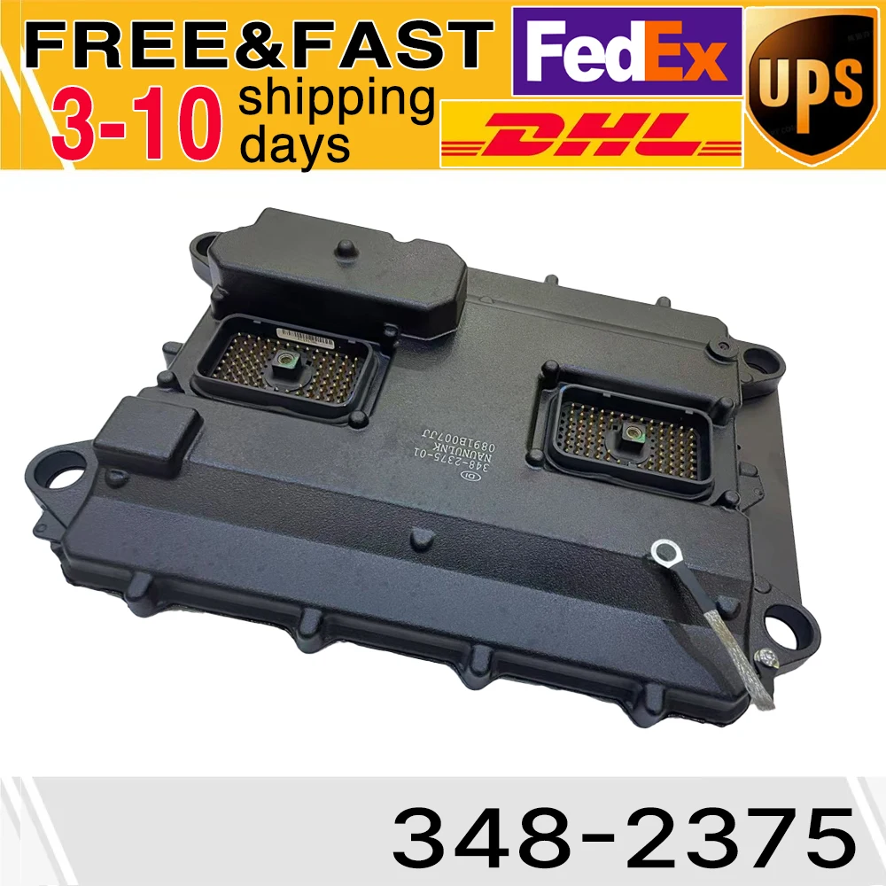 

348-2375ECU ECM Controller Module 3482375 for Caterpillar Truck Engine C11 C13 C15- CPU Control Unit with 12-Month Warranty