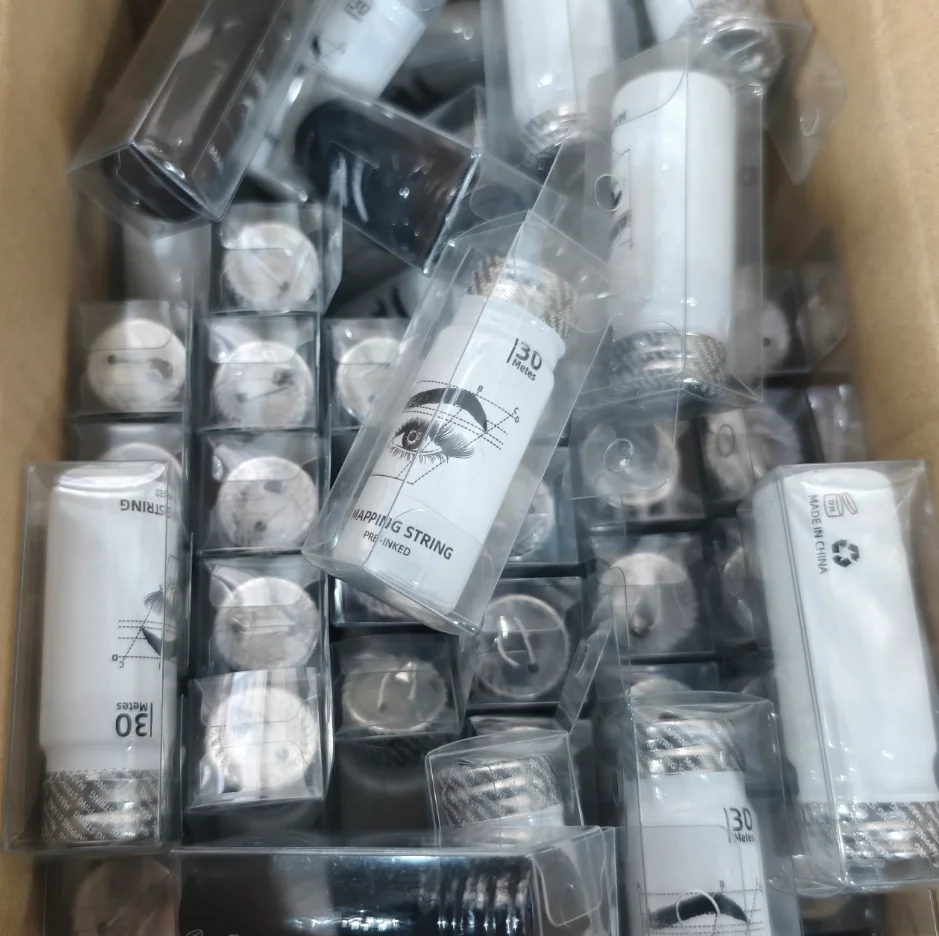 

1 bottle Microblading String Eyebrow Pre-Inked Thread Marker Line Semi-permanent Positioning Measurement Tattoo Dyeing Tools