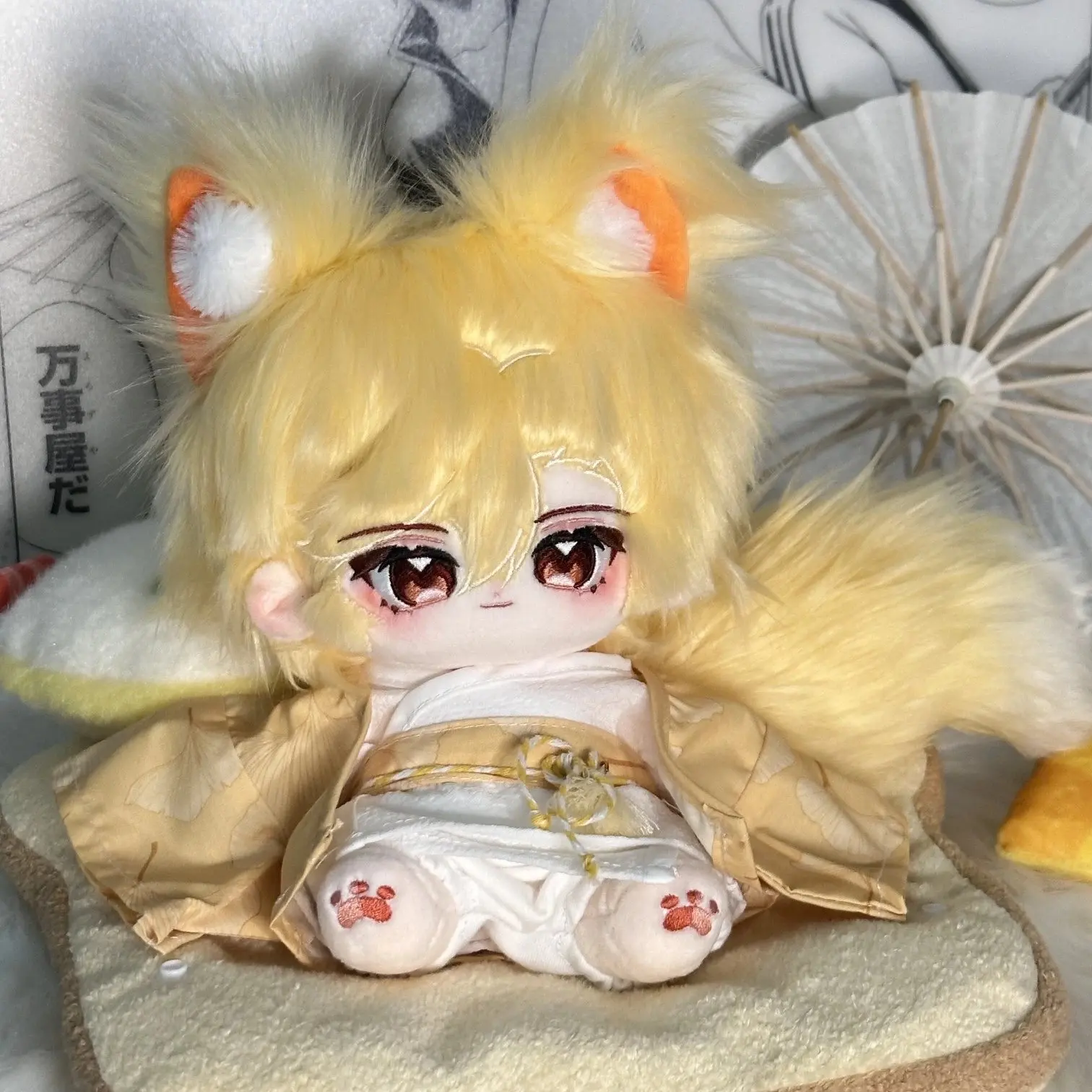 Pre-sale Genshin Impact Kaveh Kawaii 20cm Doll Plush Toys Doll Pillows Naked Cotton Dolls