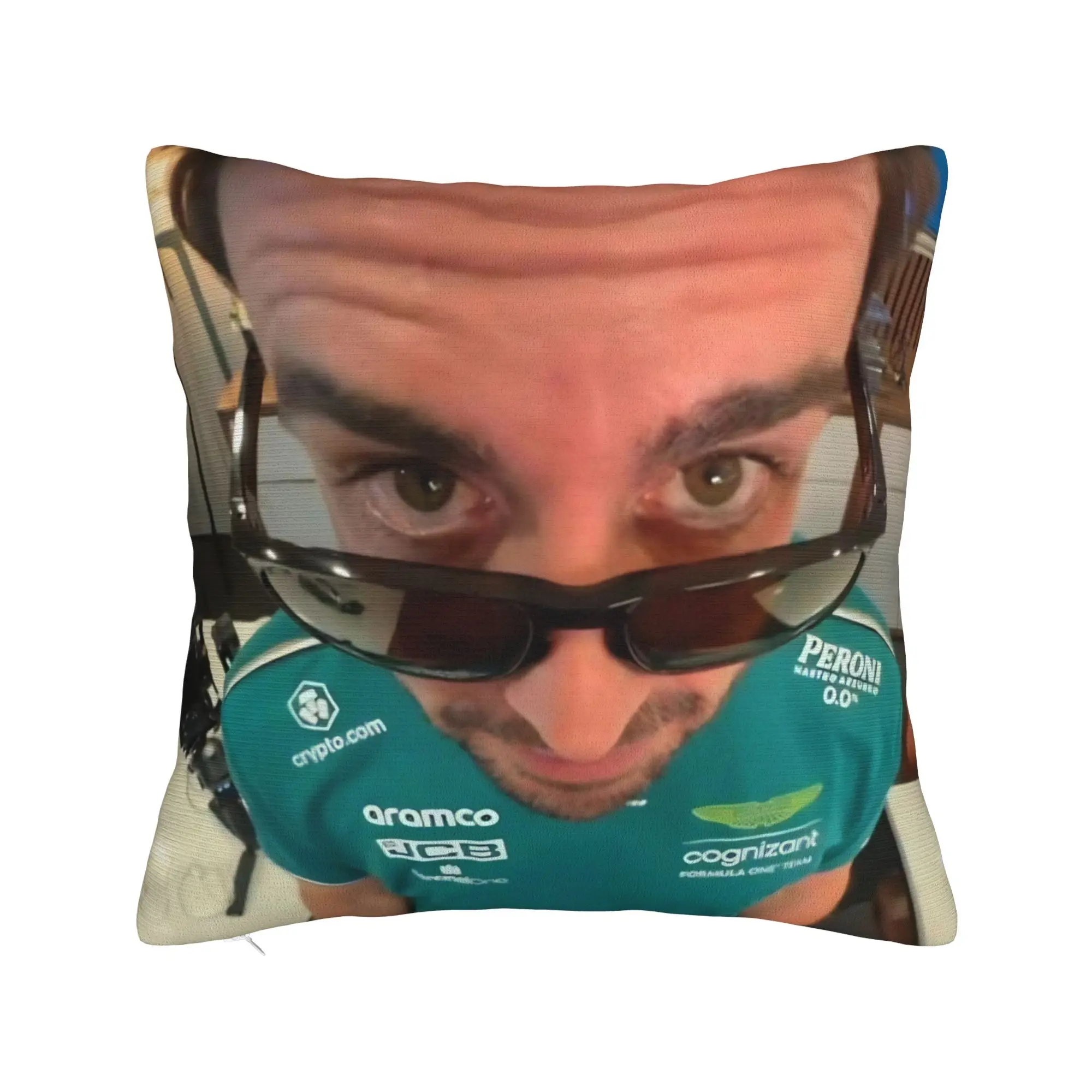 Fernando Alonso Pillowcases Merch Soft Cushion Cover Decoration  Pillow Case Cover Car Multi Size
