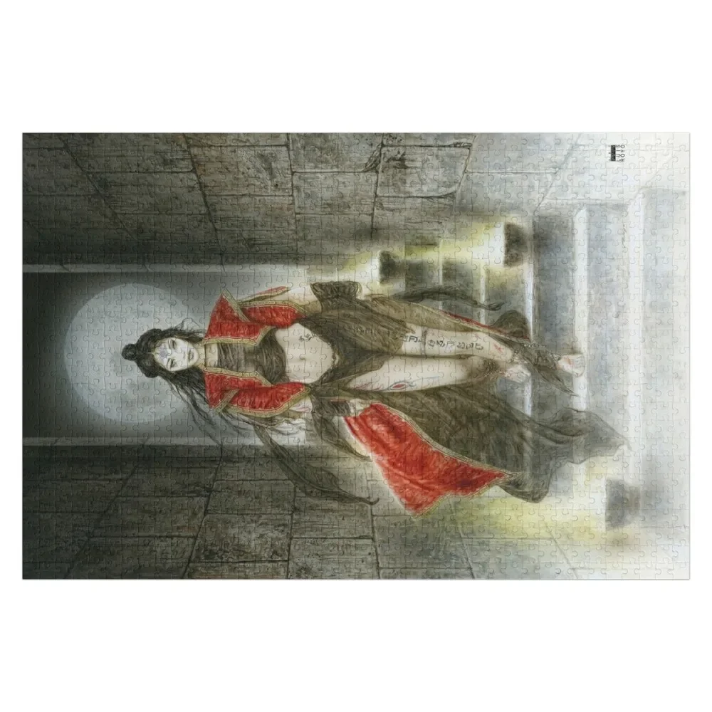 

THE DESCENT OF THE FOURTH MOON - LUIS ROYO Jigsaw Puzzle Personalized Gift Ideas Adult Wooden Jigsaw Pieces Adults Puzzle