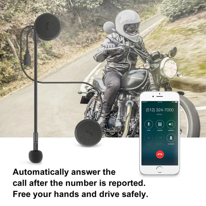 

robot Ultra-thin Motorcycle Bluetooth Helmet Headset Wireless Handsfree Earphone Stereo Music Player Helmet Speaker