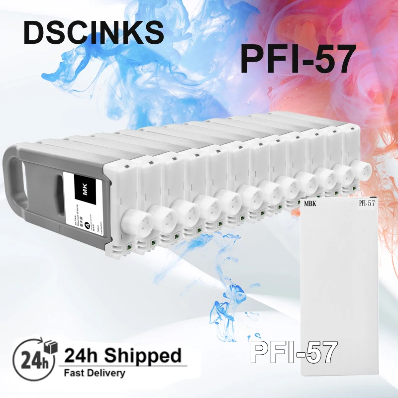 700ml PFI-57 Compatible ink cartridge for Canon imagePROGRAF PRO-540s PRO-560s PRO-520 PRO-540 PRO-560 printer