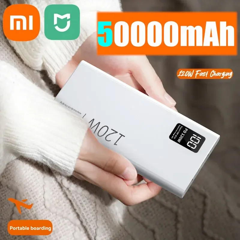 Xiaomi  120W High Capacity Power Bank 30000mAh Fast Charging Powerbank Portable Battery Charger For iPhone  Samsung Huawei