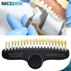 20/16 Colors 3D Shade Guide Tooth Shade Chart Board Color Comparator Teeth Whitening Set  Bleaching Dental Plate