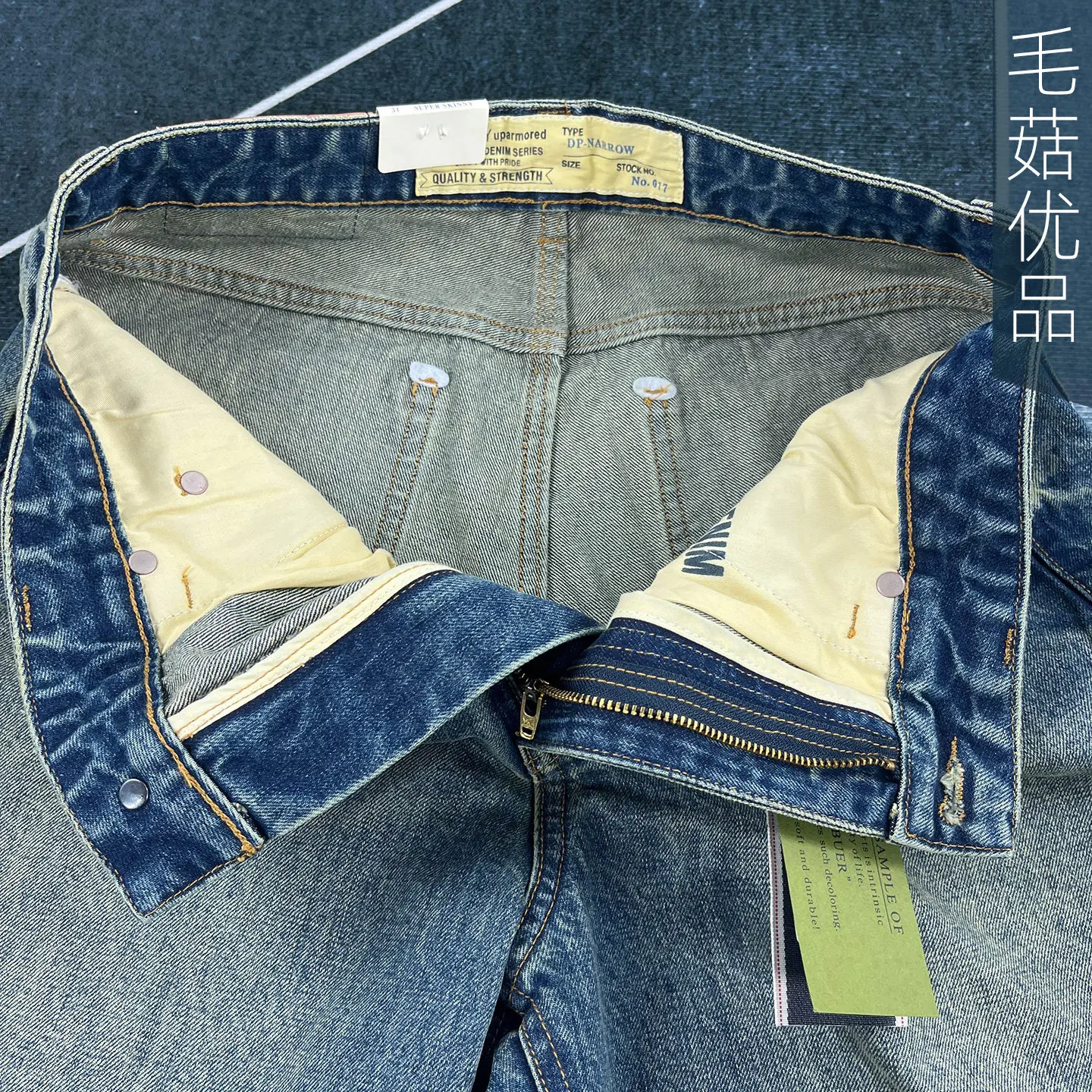 Summer American Retro Distressed Denim Shorts for Men Loose Straight Knee Length Versatile Trendy Japanese-Style Amekaji Jeans