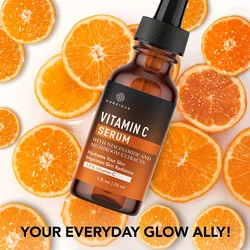 15% Vitamin C Face Serum with Niacinamide Hyaluronic Acid Allantoin Cica Ferulic Acid Vitamin E