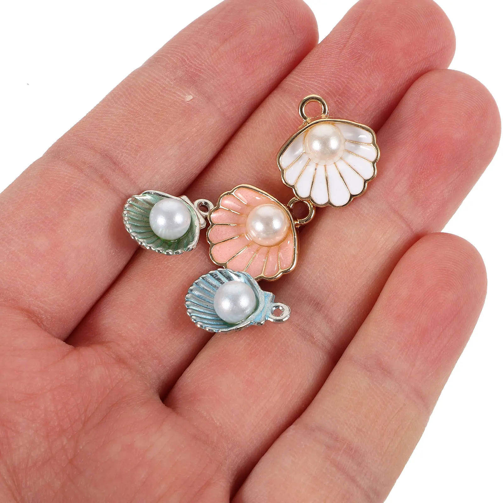 

20pcs Pendant Accessories Alloy Shells Charms for DIY Craft Gifts naments Necklace Bracelet Making Jewelry