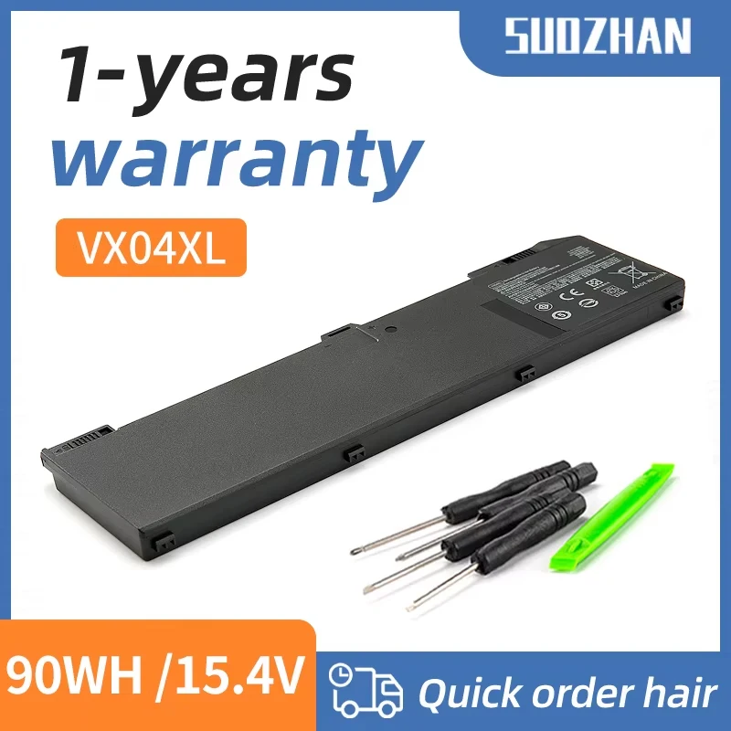 SUOZHAN Bateria do portátil vx04xl for hp zbook 15 g5 série g6 hstnn-ib8f 5cn17pa 4me79aa hsn-q13c l05766-855 l06302-1c115.4v 9