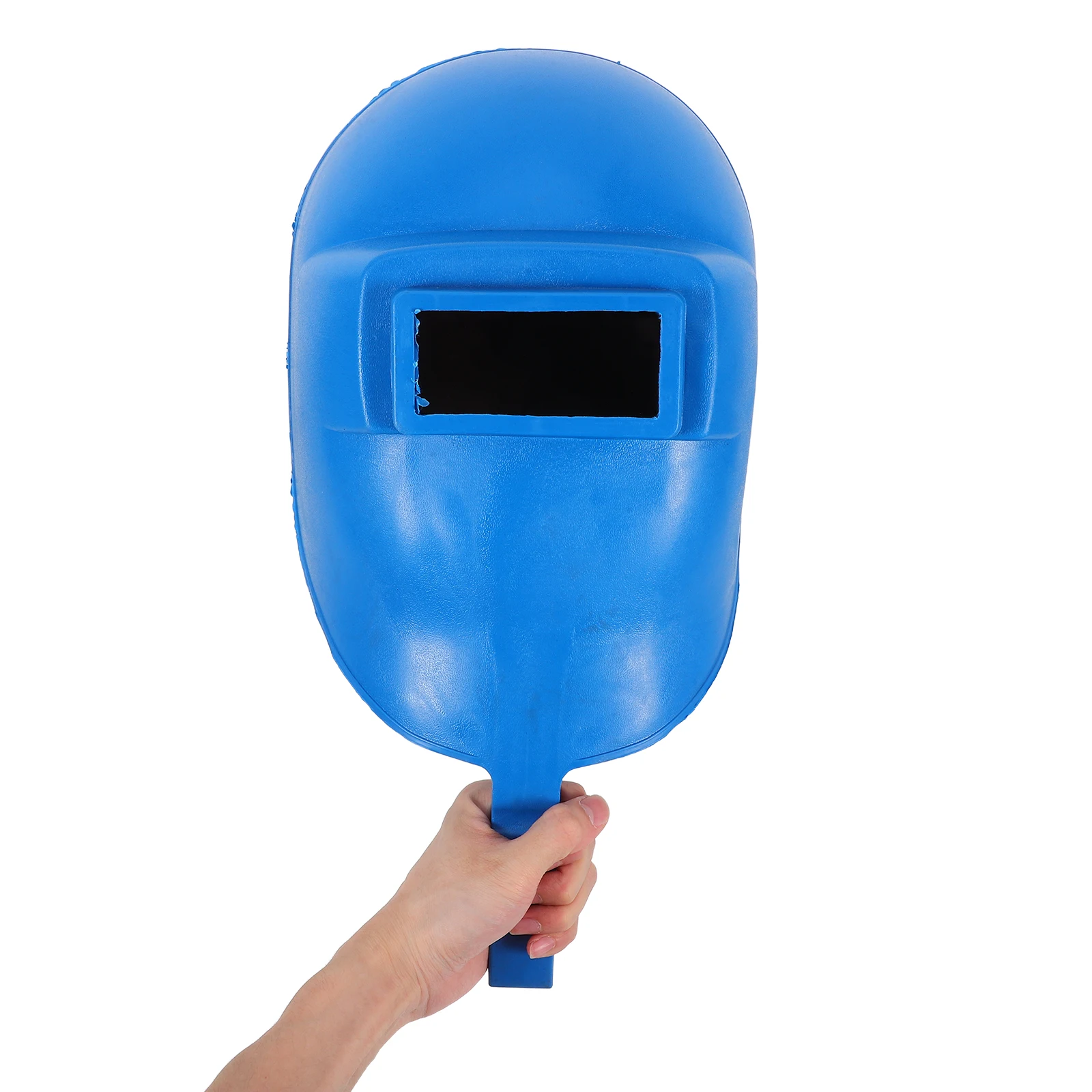 

Electric Welding Mask Hand Held Protector Clear Vision Eyeglass Section Men ABS Material Welding Tasks Safety
