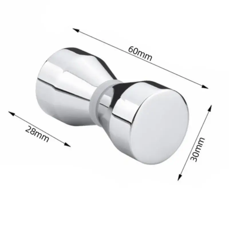 

Дверная ручка из алюминиевого сплава 652Ф Элегантная стеклянная дверная ручка для ванной комнаты и офиса