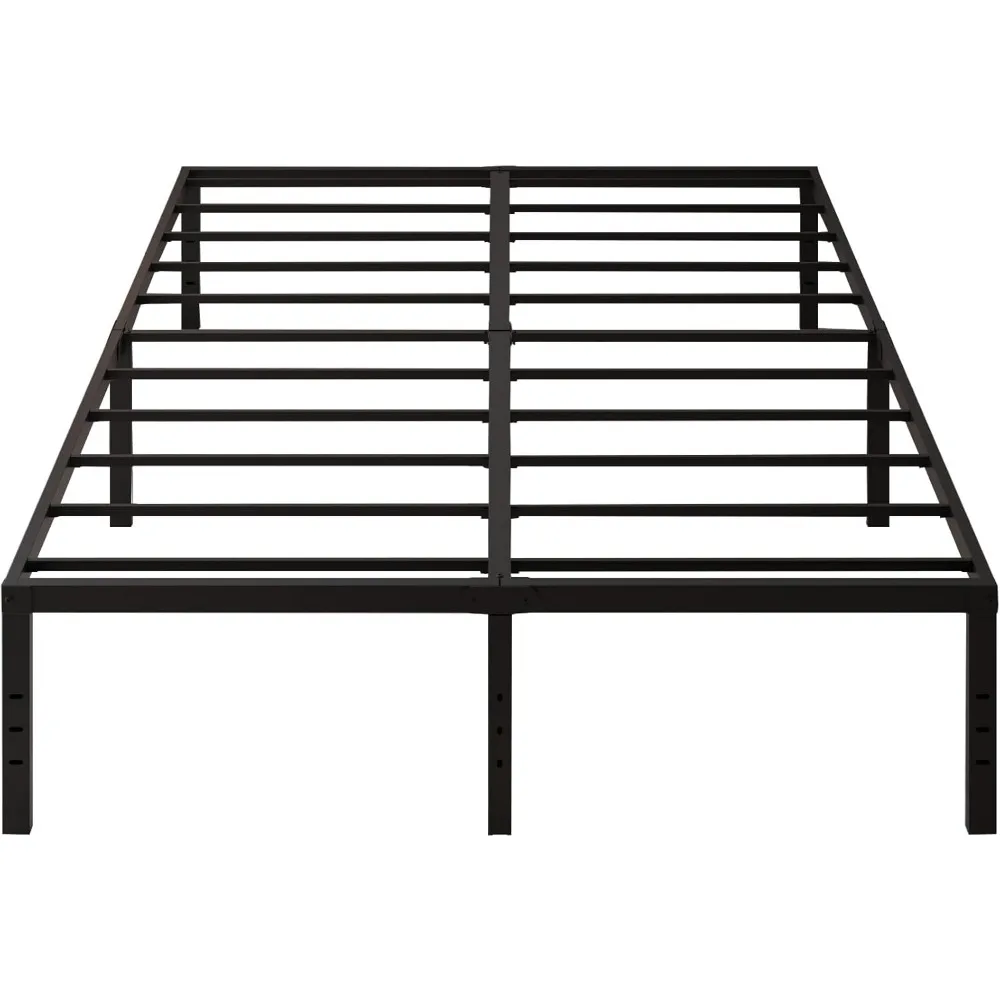 Bedframe Queen Size 18 Inch Hoge Max 3500 Lbs Duty Metalen Matras Fundering Platform Queen Bed Frames Geen Boxspring Nodig