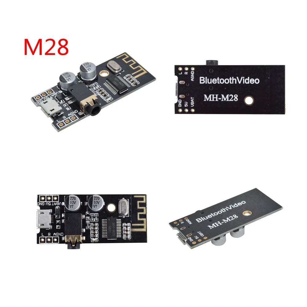 DIY MP3 Bluetooth audio 5.0 4.2 decoder board amplifier module lossless stereo MH-MX8 modified speakers high-fidelity HIFI