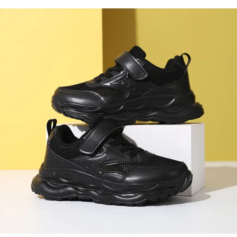 Zapatillas de deporte transpirables de malla para niñas, zapatos deportivos ligeros resistentes al desgaste para niños, zapatos casuales para correr para niños, zapatillas de deporte para niños