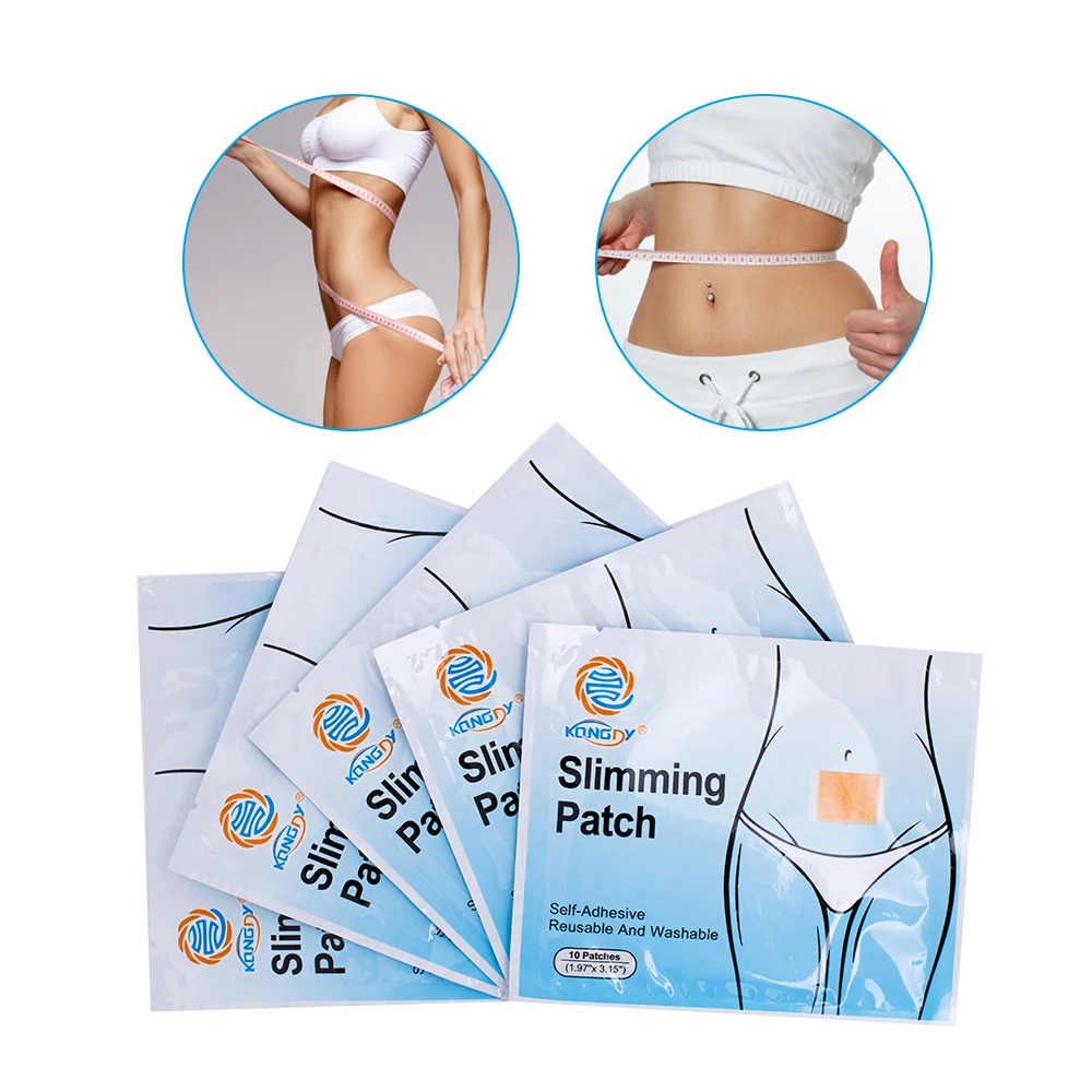 80Pcs/8Bags Slim Navel Sticker Natural Herbs Patch Chinese Slimming Pad For Weight Loss Burning Anti Cellulite Fat Patch