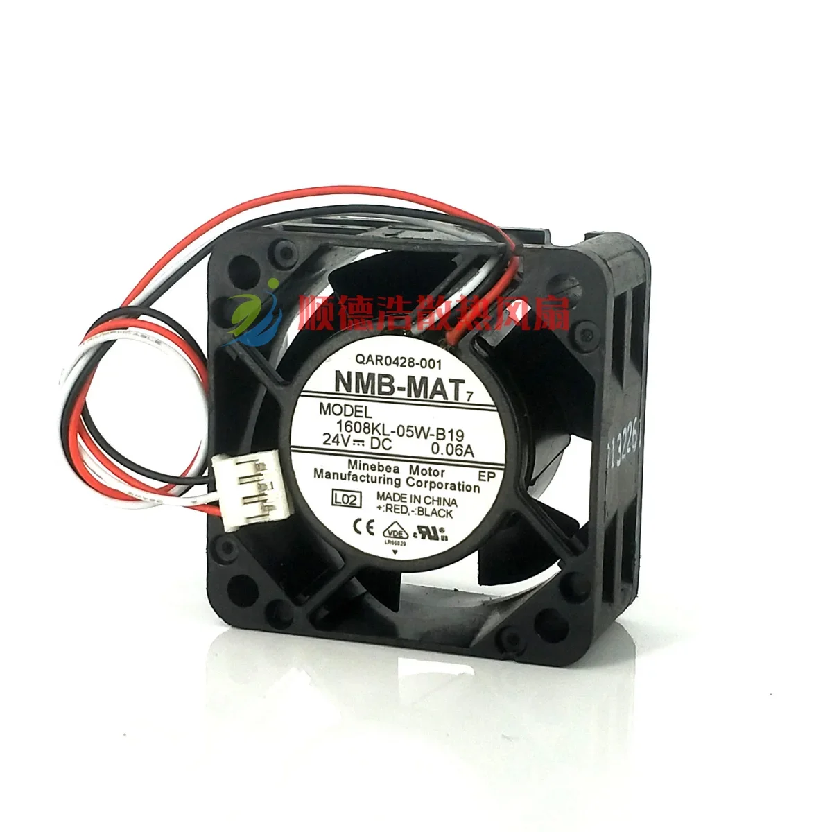 new for 1608KL-05W-B19 DC 24V 0.06A 40*40*20MM 3-wire equipment fan