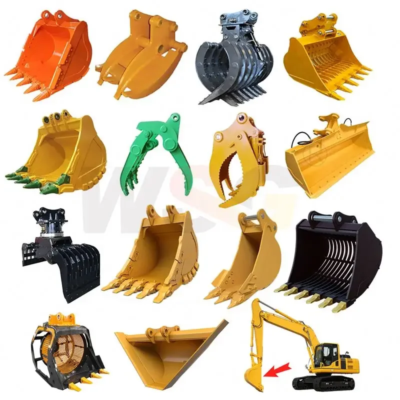 Excavator Heavy Duty Rock Bucket Bucket Excavator Bucket With Customizable Services 20ton 30ton 40ton