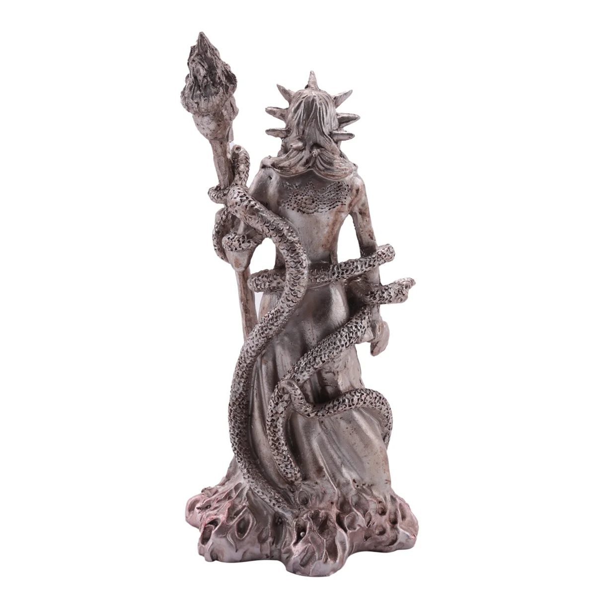 Greek Goddess White Sorceress Witchcraft Hecate Figurine Hekate Necromancy Deity Magic Powerful Pagan Witch Statue A