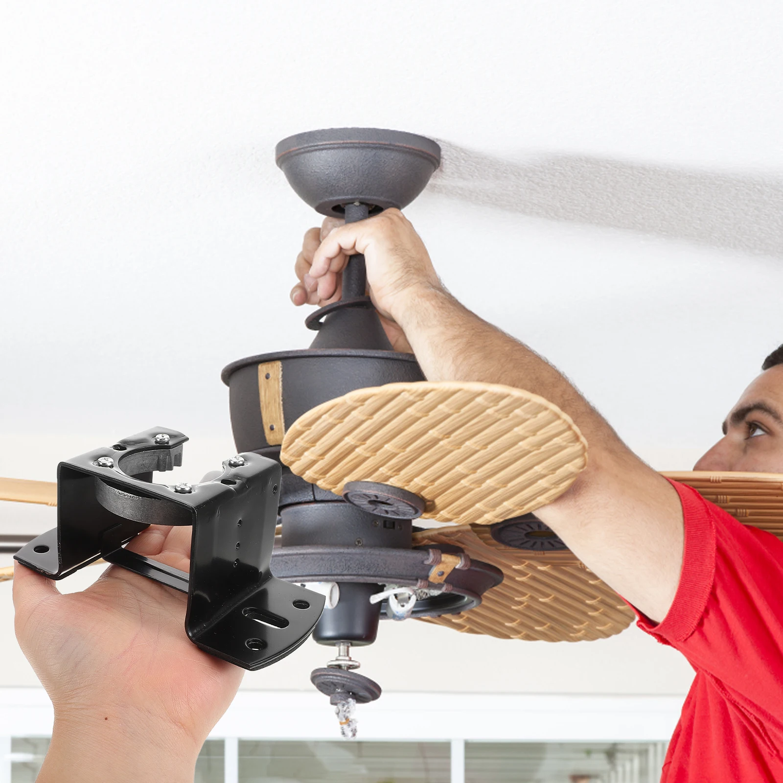 

1 set Ceiling Fan Accessories Installation Bracket for Electric Fans Hanging Tool Universal Mount Kit Light Parts