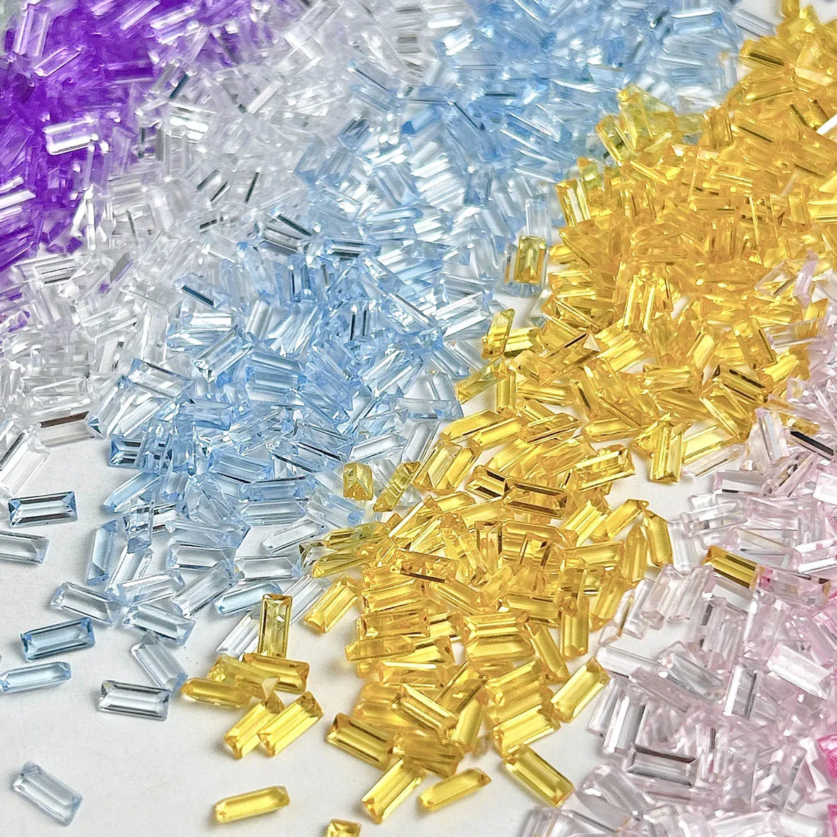 20-500g 7*3mm Ice Strip Fill Material Multipurpose DIY Parts for Squishy Ball Slime Nail Art Jewelry Accessories Hand Craft