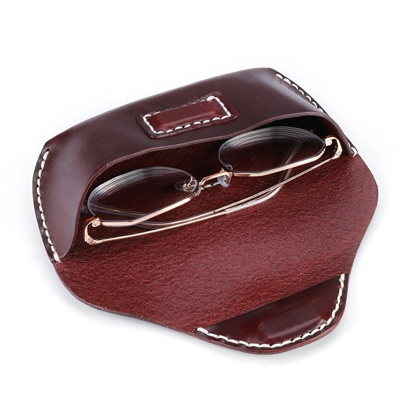 Class Quality Luxury Brand Leather Waist Bag Mens Womens Real Cow Leather Sunglasse Eyeglasses Box Case Bag Vintage Belt Bag Men