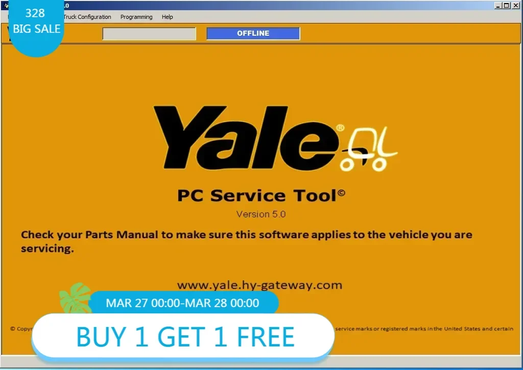 

Инструмент для обслуживания ПК TruckEPC Yale PCST V5.5 + лицензия для мультикомплектов