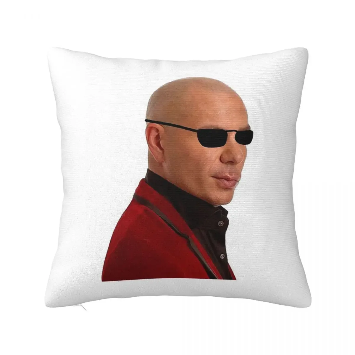 

Mr. Worldwide Is Wearing Sunglasses Square Pillowcase Pillow Cover Cushion Zip Decorative Comfort Throw Pillow for Home Bedroom