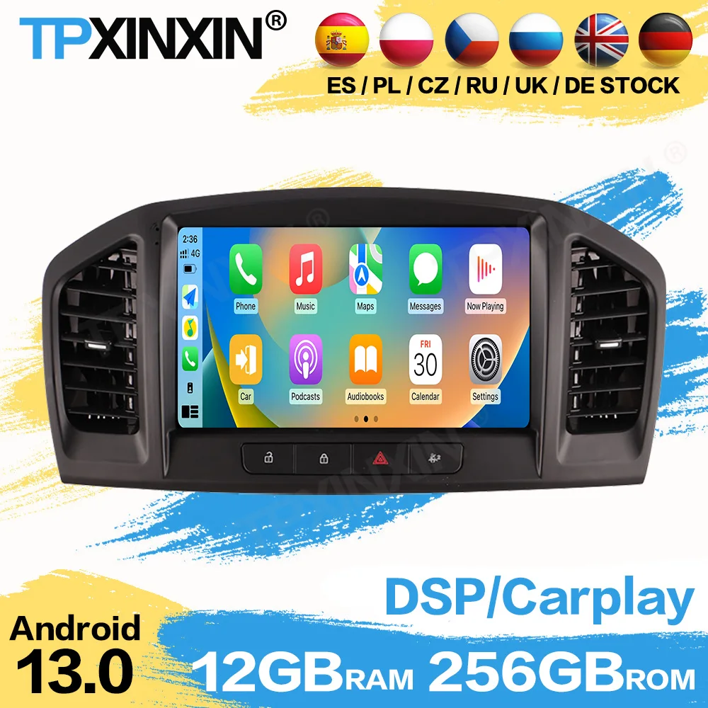 

Автомобильный мультимедийный плеер, Android Carplay Radio Coche для Buick Regal 2009 2010 2011 2012 2013 GPS Navi Стерео IPS