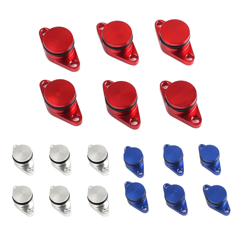 NEW HOT In Stock-6 X Swirl Flap Flaps Delete Removal Blanks Plugs For Bmw M57 M57N M57tu