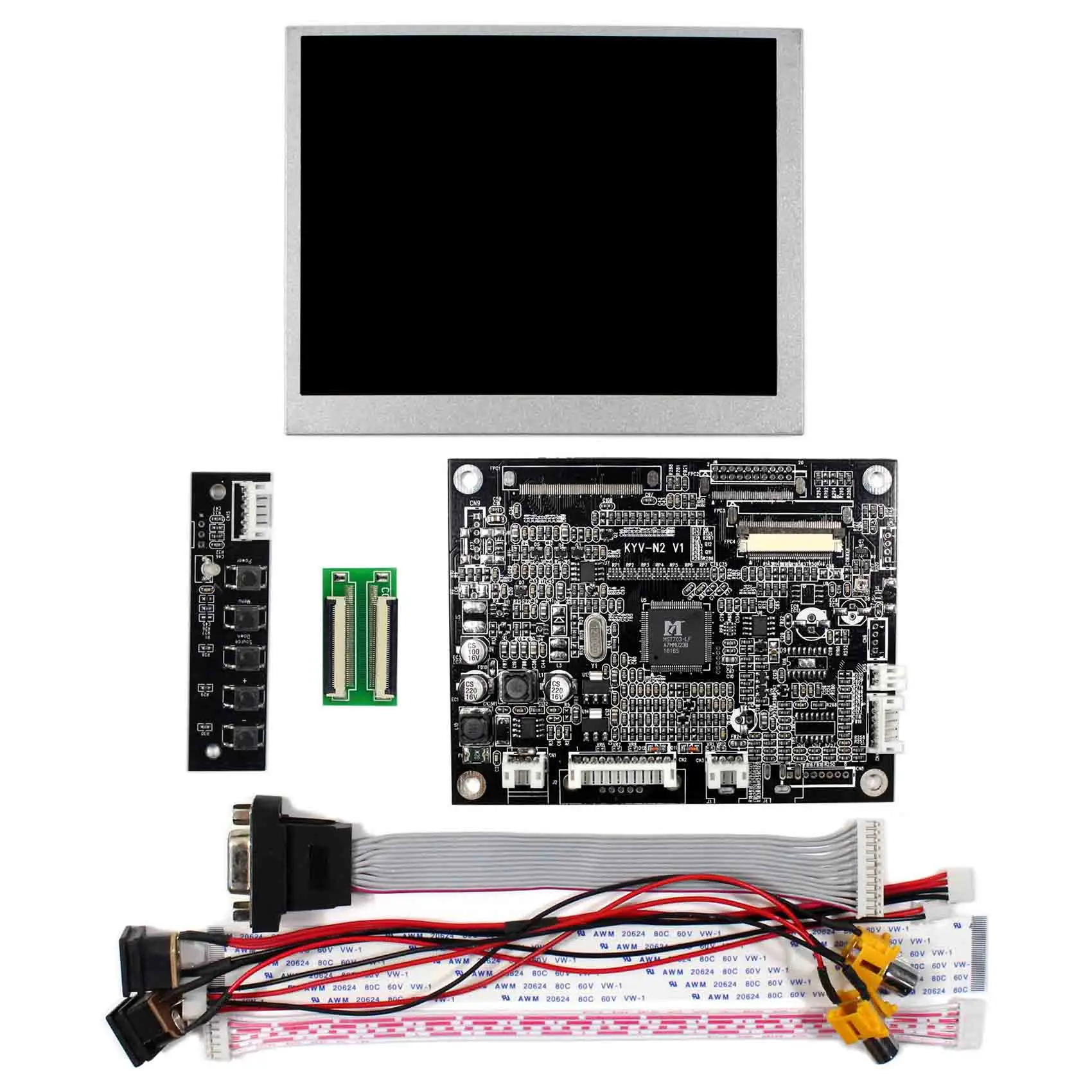 Small Lcd Display Custom Lcd Display Module 5.6Inch At056Tn53 640X480 Lcd Display with Vga Av Driver Board Support Reversing