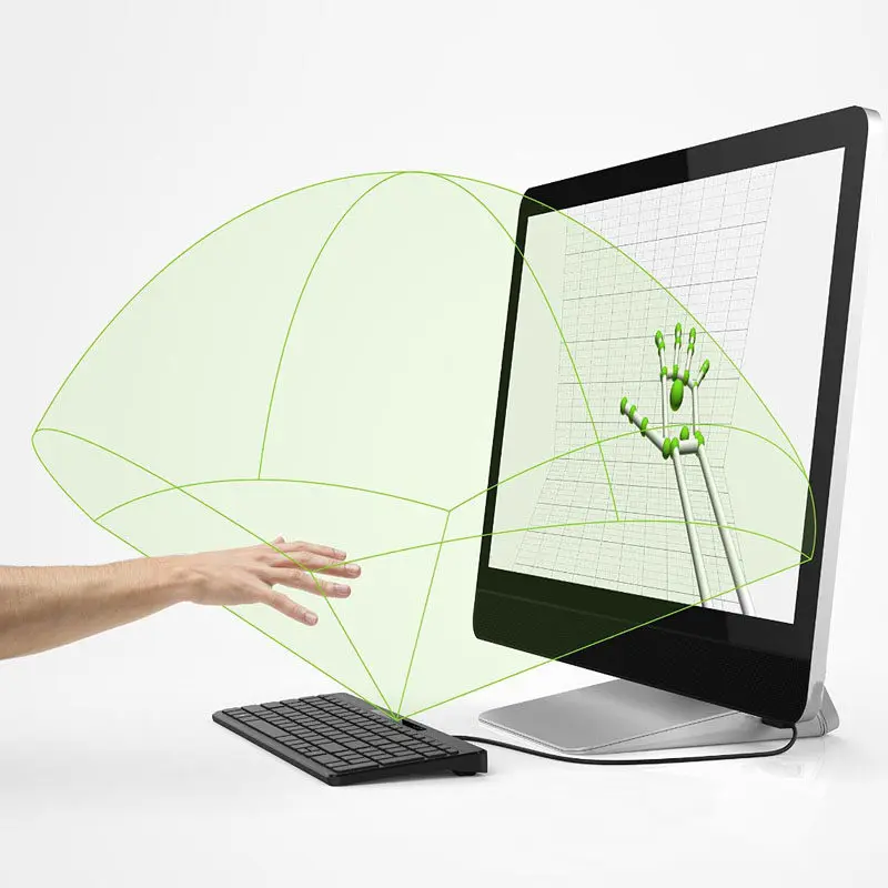 Leap Motion3D keyboard gesture motion controller desktop supports secondary development ultraleap