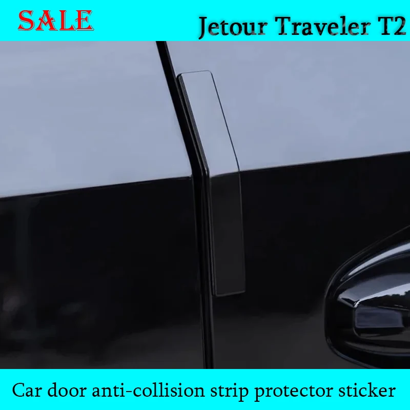 Fit for JETOUR Traveler T2 2024Car Door Anti-collision Strip Protector Sticker Car Door Anti-collision Exterior Decoration Piece