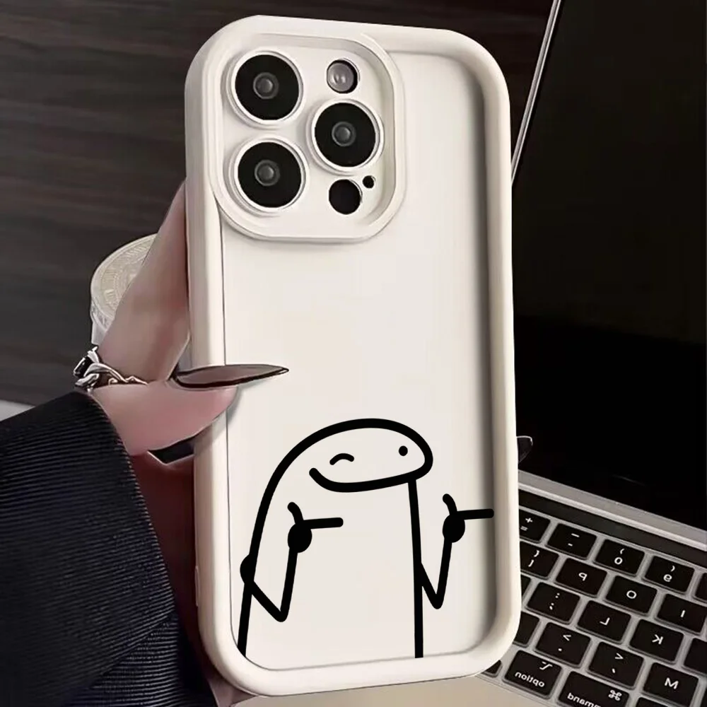 Cartoon Funny Stickman Phone Case For Xiaomi Redmi Note 14 13 12s 12 11 10 9s 9 8 7 Pro Plus 4G 5G Soft TPU Back Cover - view 5