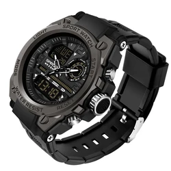 SANDA Top Brand Men's Watches G-Style Clock Waterproof Sports Military Wristwatch Quartz Shock Watch for Men Relogio Masculino