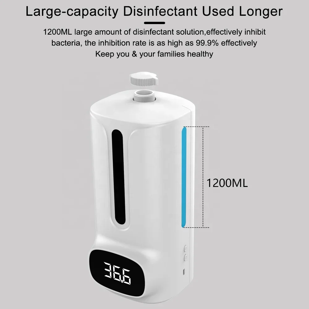 K9 Pro Plus Automatic Liquid Soap Dispenser with Temperature Measurement