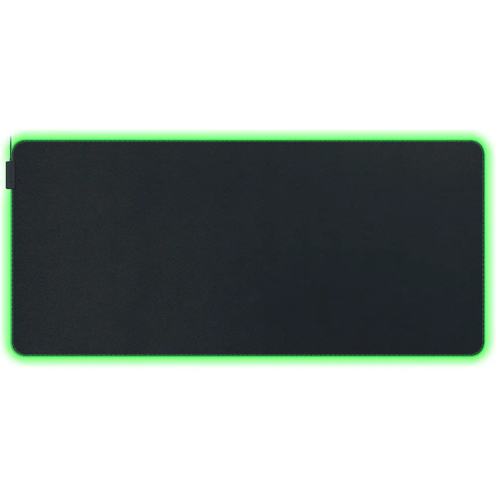 Micro-Textured Cloth Mouse Pad - Large Coverage, RGB Lighting, Varied Sensitivity, Non-Slip Base