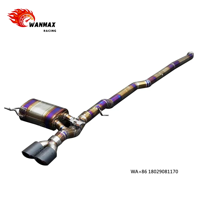 

Titanium Escape Tubo Escape Coche Catback Exhaust System for MINI F56 Cooper S 2.0T Sport Exhaust System